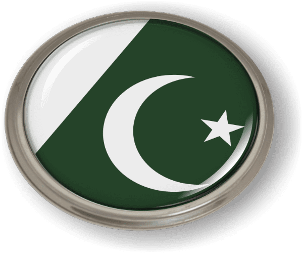 Pakistan Flag Country Emblem Best License Plate Frames